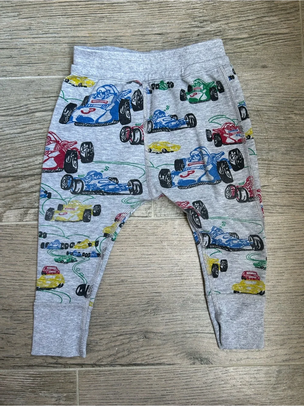 Hanna Andersson Race Car pattern pullover and pants set